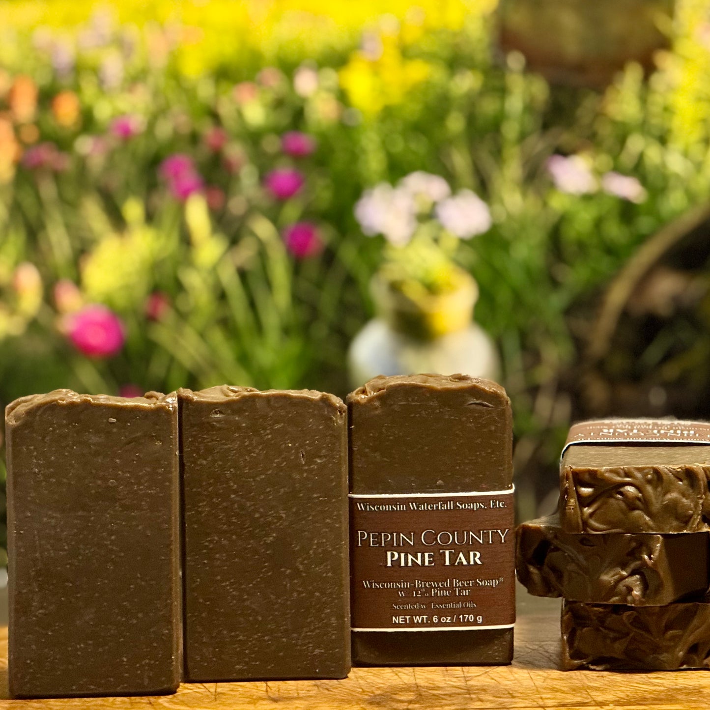 Pepin County Pine Tar - Tallow-Based Wisconsin-Brewed Beer Soap®️