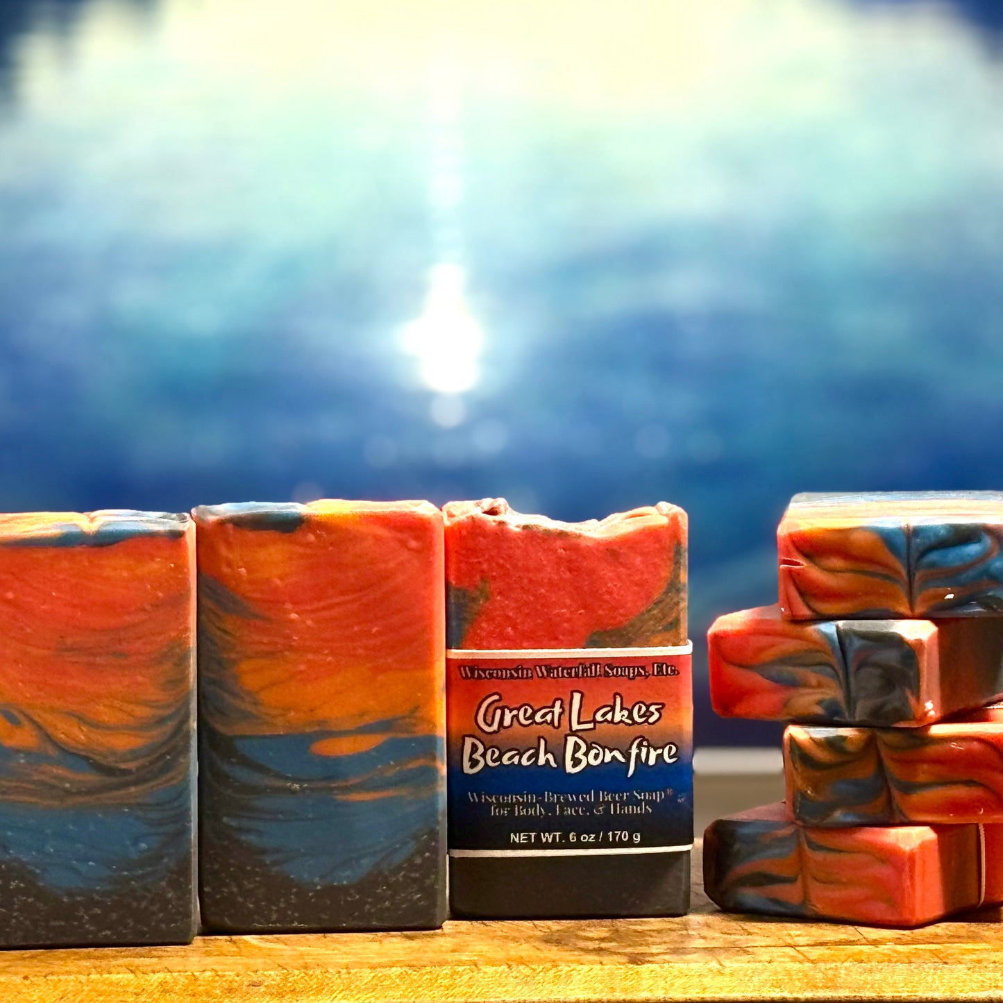 Great Lakes Beach Bonfire - Wisconsin-Brewed Beer Soap®️