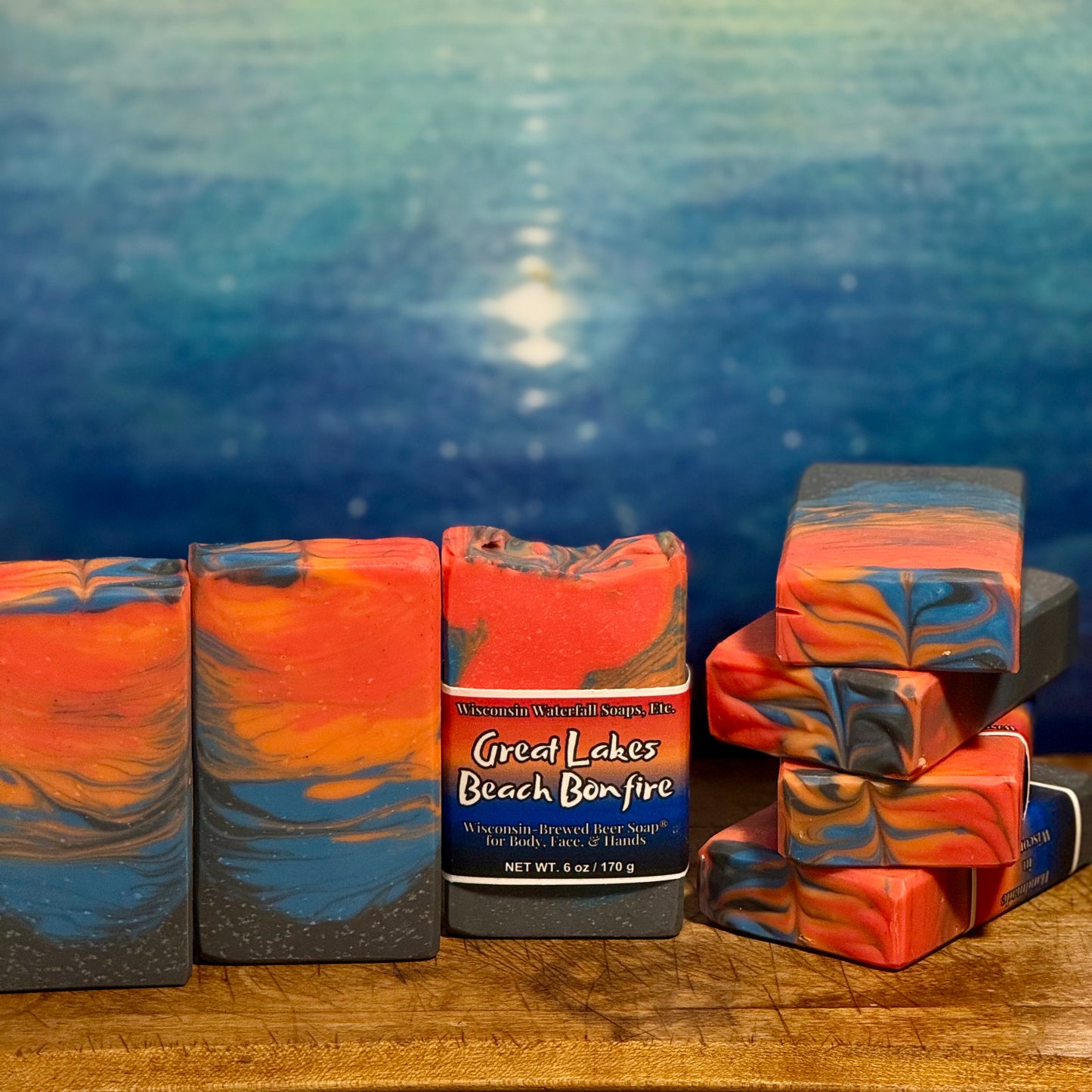Great Lakes Beach Bonfire - Wisconsin-Brewed Beer Soap®️