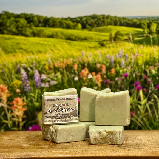 Prairie La Crosse - Hot Processed Wisconsin-Brewed Beer Soap®️ w/ French Green Clay